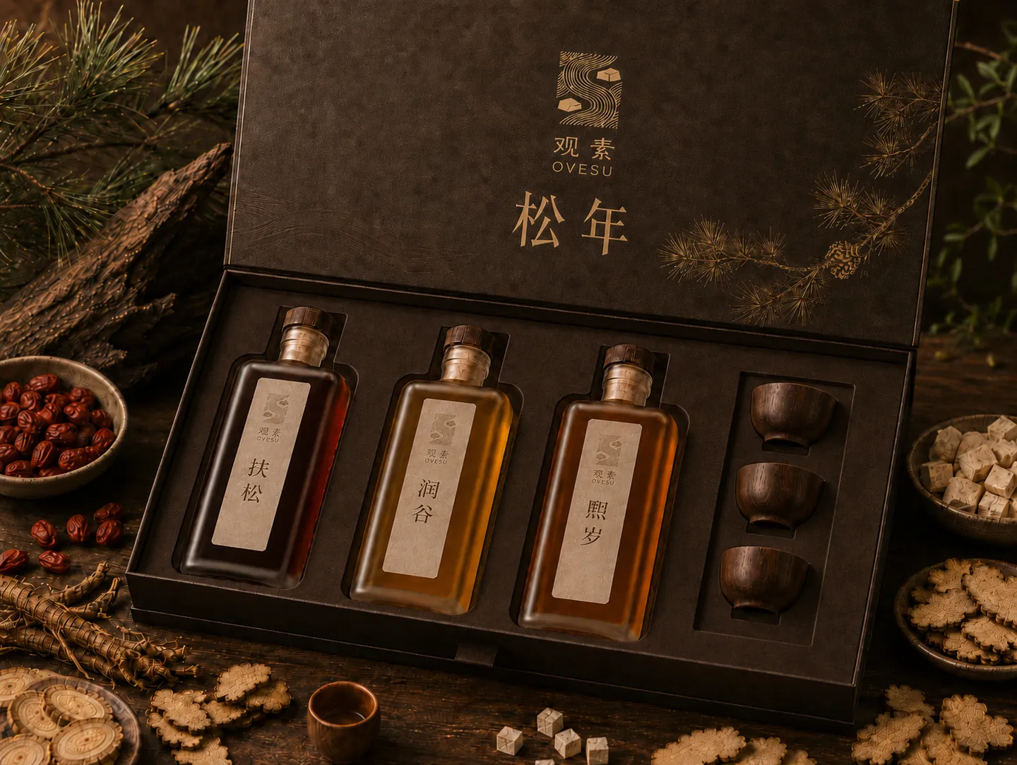 松年系列礼盒图
