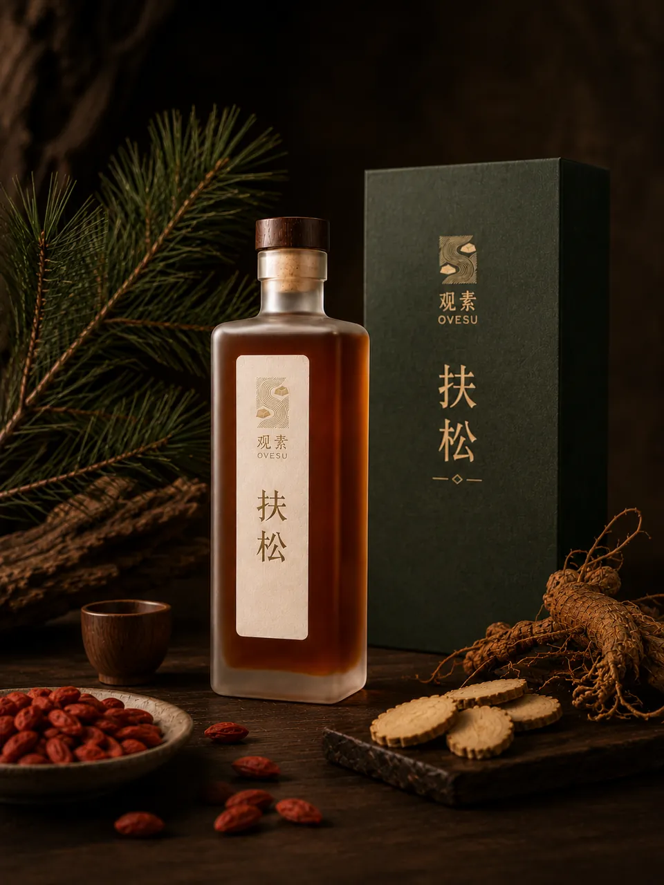 扶松俯拍图