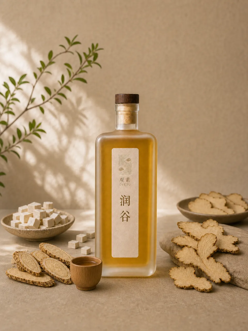 润谷单瓶正面图